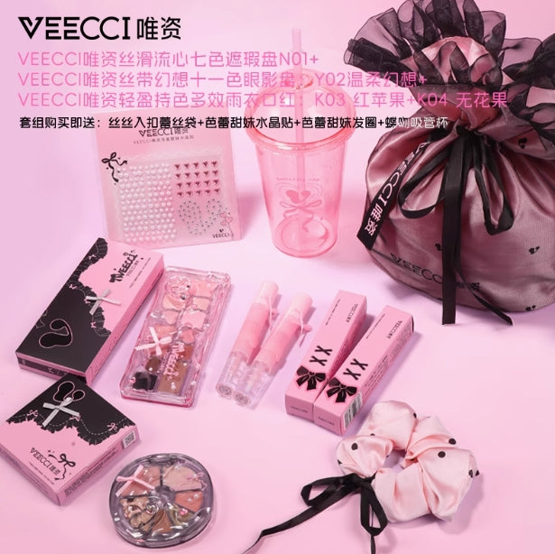 Veecci Sweet & Spicy Girls Ribbon Collection Gift Set 1 Box 唯资甜辣少女丝带系列礼盒