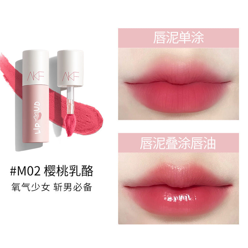 AKF Velvet Matte Lip Mud AKF哑光雾面丝绒唇泥 3g