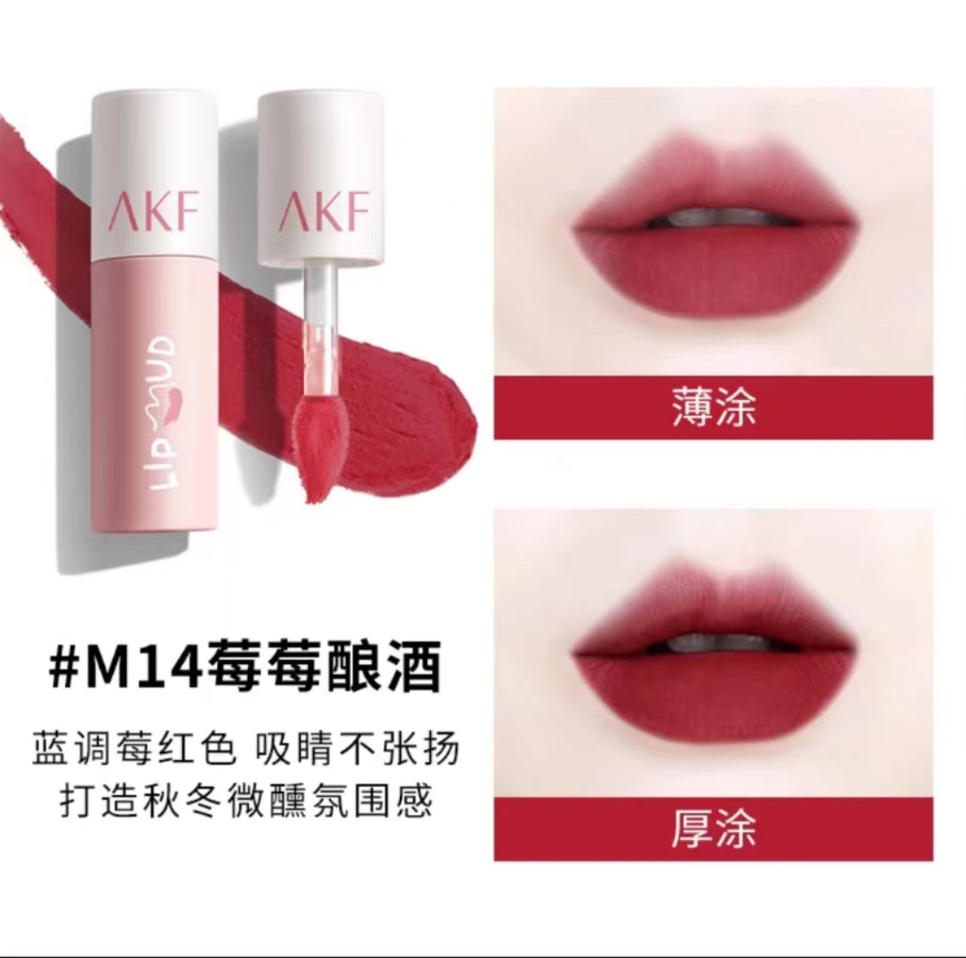 AKF Velvet Matte Lip Mud AKF哑光雾面丝绒唇泥 3g