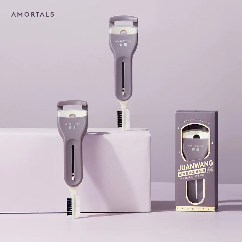 AMORTALS Curl-Max Portable Eyelash Curler 2PCS 尔木萄卷王睫毛夹卷翘持久定型便携式