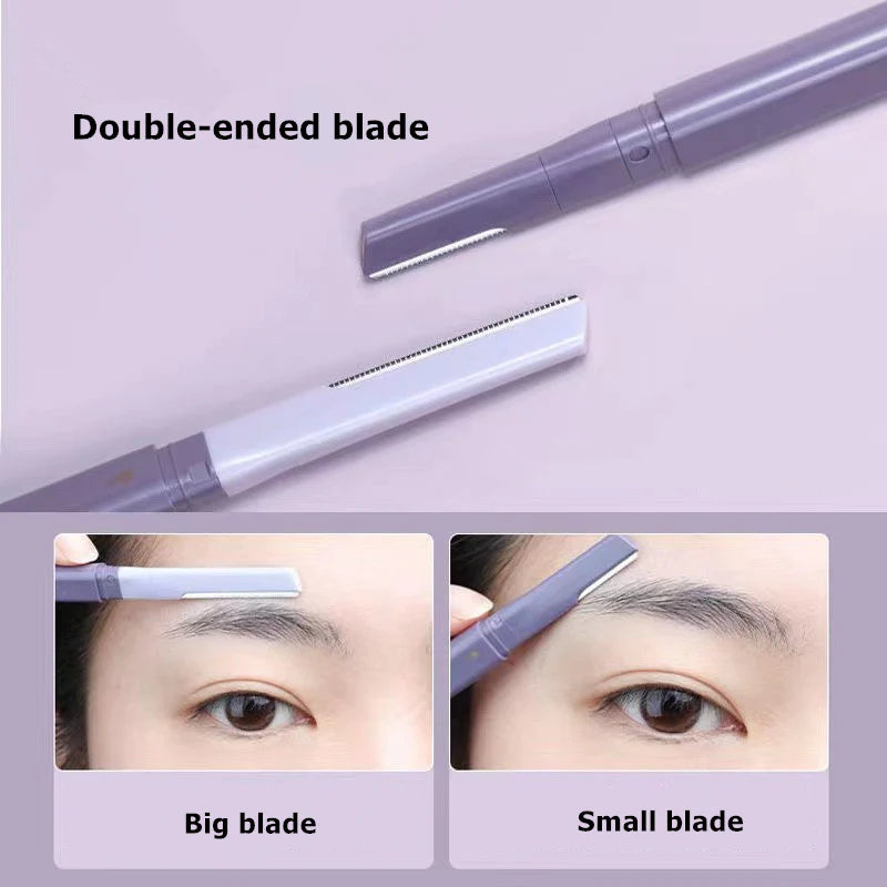 AMORTALS Double-head Eyebrow Trimmer 1PC 尔木萄剃刮眉刀修剪器初学者工修眉刀