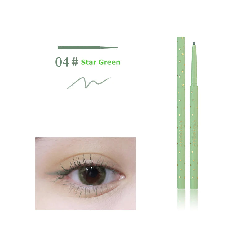 AMORTALS Galaxy Waterproof Gel Eyeliner Pencil 2pcs 尔木萄眼线胶笔防水不晕染眼线笔