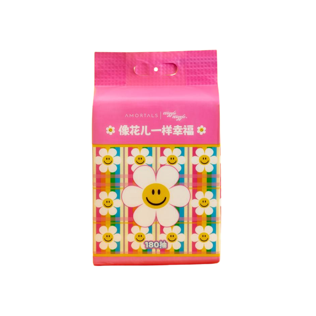 AMORTALS X Wiggle Hanging Face Towel 180pcs/Bag 尔木萄Wiggle联名悬挂式洗脸巾