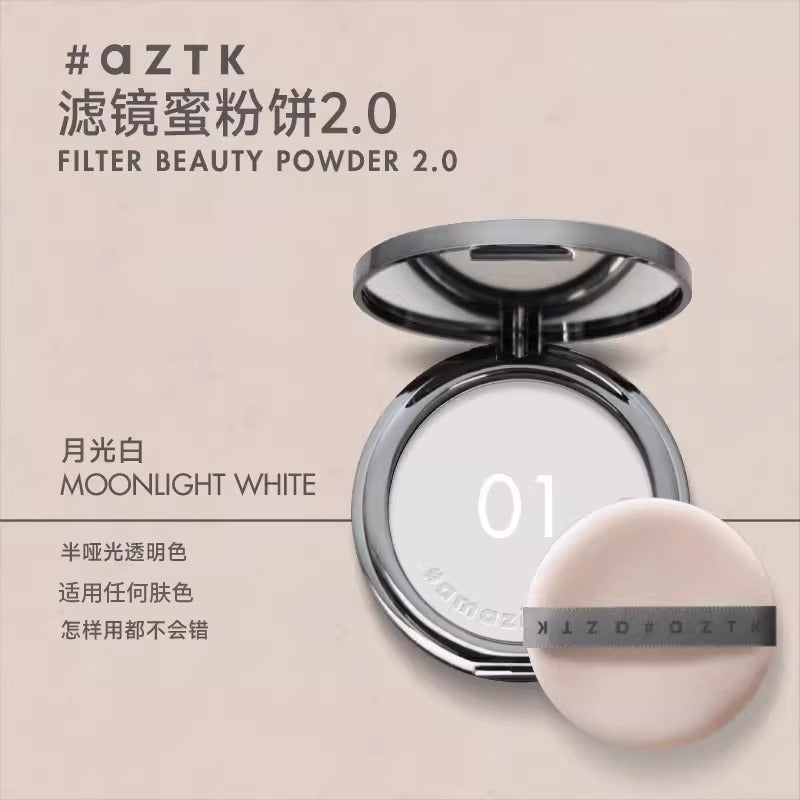 AZTK Fresh Skin Natural Filter Powder Upgrade 菁之清爽贴肤自然滤镜蜜粉饼升级版