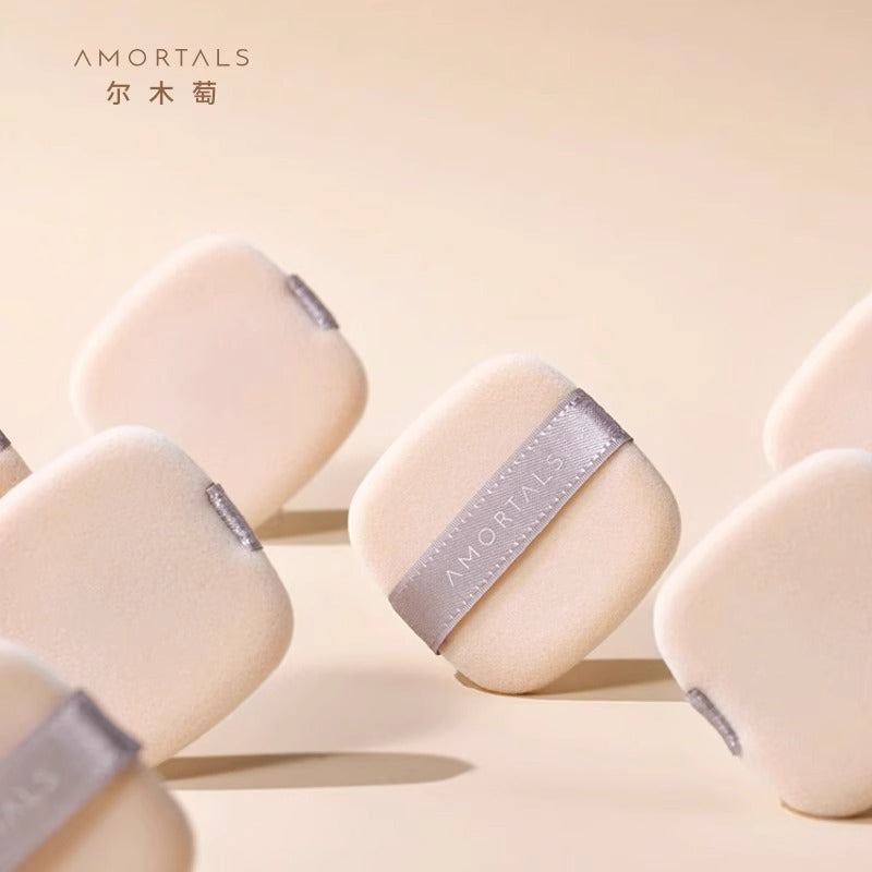 Amortals Primer Powder Setting Puff 尔木萄三好学生隔离散粉定妆粉扑 3Pcs