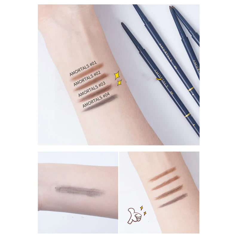 Amortals Ultra-Fine Eyebrow Pencil Waterproof 尔木萄极细眉笔防水持久不脱色 0.08g