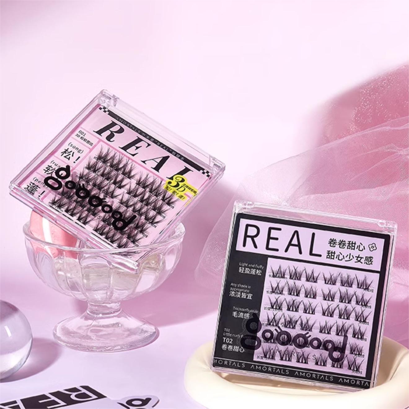 Amortals “Real” 3D False Eyelashes 尔木萄“Real”3D假睫毛