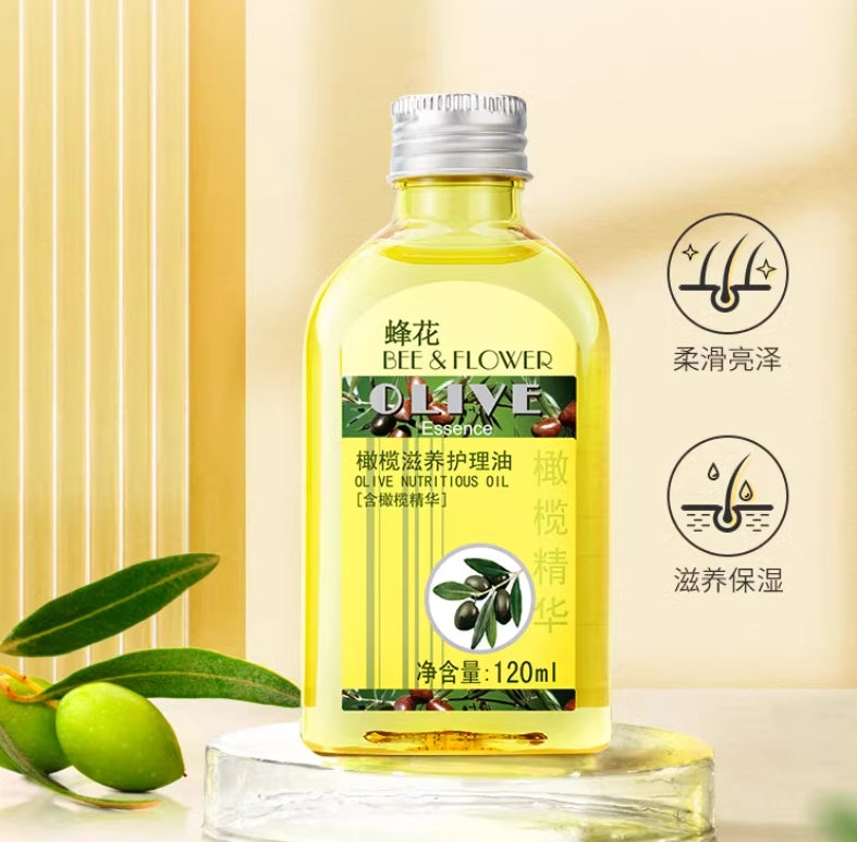 BEE&FLOWER Olive Nourishing Treatment Oil 120ml 蜂花橄榄滋养护理油