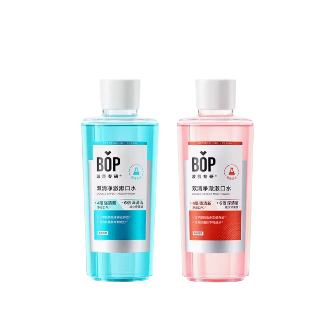 BOP Double Effect Mouthwash 500ml 波普专研双清净澈漱口水