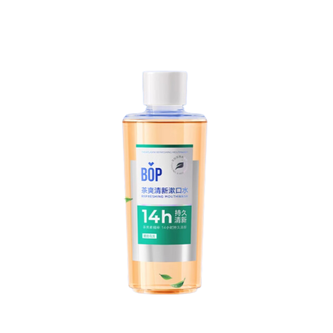 BOP Tea Refreshing Mouthwash 500ml 波普专研茶爽清新漱口水