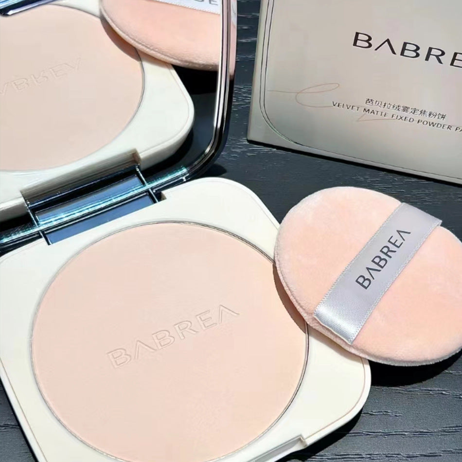 Babrea Velvet Matte Fixed Powder Pact 14.5g 芭贝拉绒雾定焦粉饼