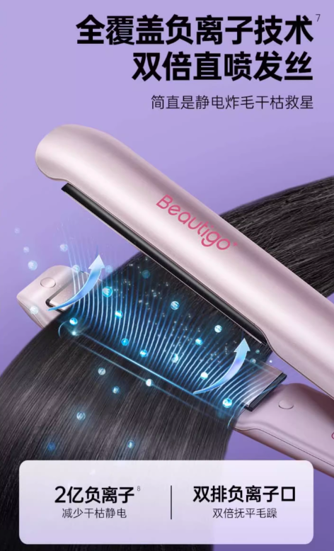 Beautigo Negative Ion Hair Straightener Beautigo负离子空气直板夹