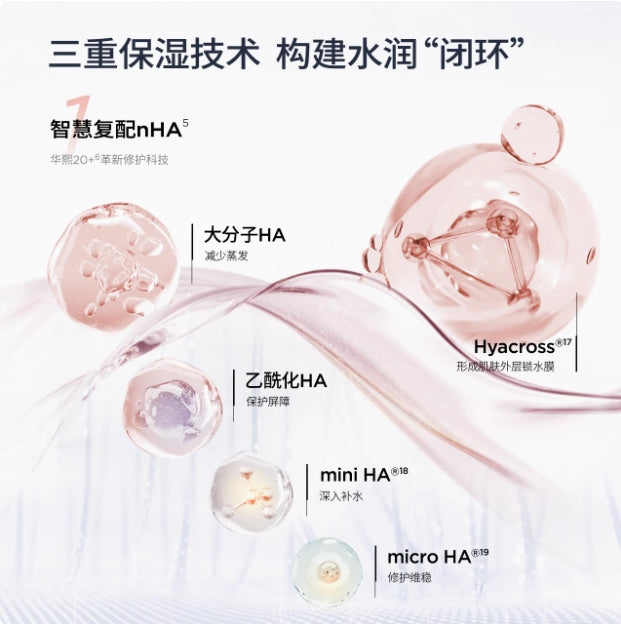 Biohyalux Hyaluronic Acid High Moisturizing Fresh Face Mask 30g*5pcs 润百颜玻尿酸高保湿鲜颜面膜