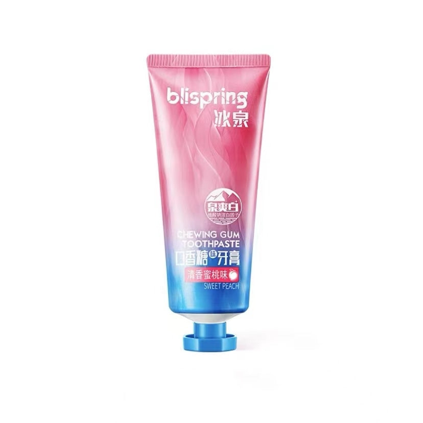 Blispring Chewing Gum Toothpaste 120g 冰泉口香糖味牙膏