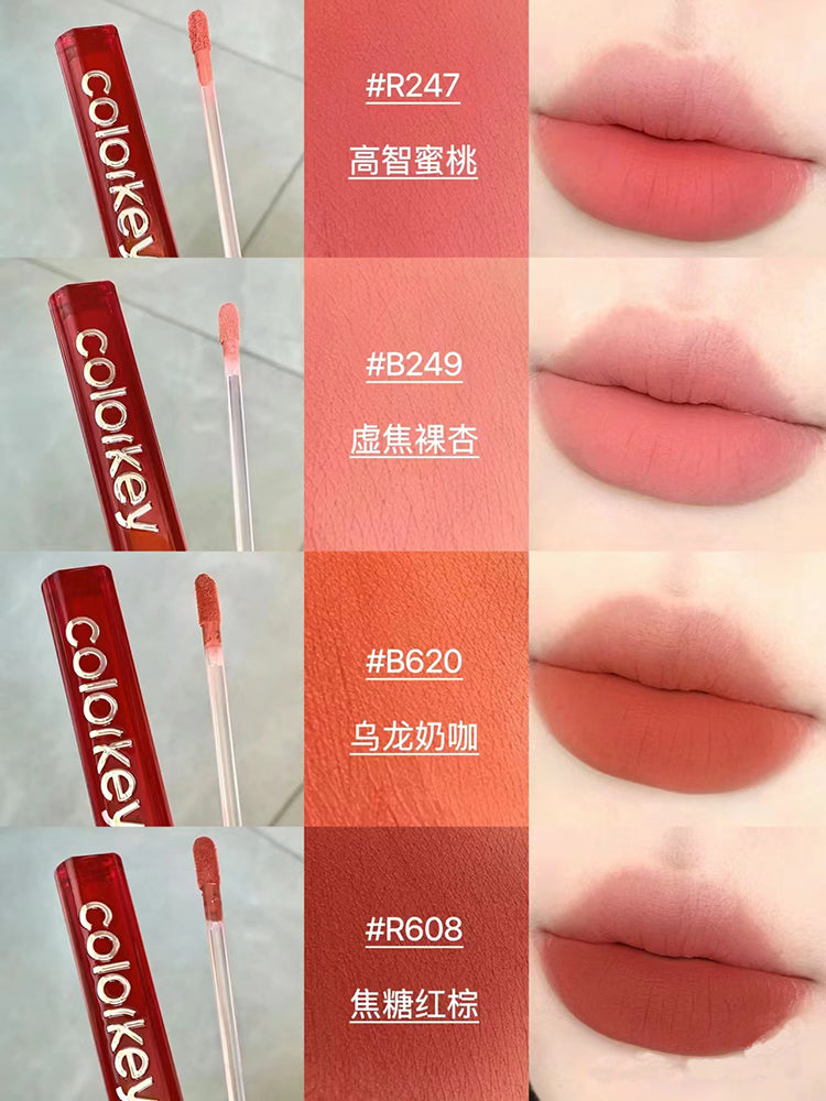 COLORKEY Air Lip Glaze Colacci Velvet Collection 3.0 3g 珂拉琪空气唇釉丝绒系列3.0