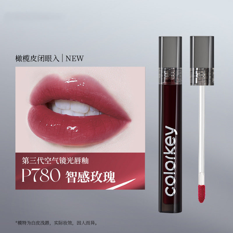 COLORKEY Air Lip Glaze Mirror Glow Collection 3.0 3g 珂拉琪空气唇釉镜光系列3.0