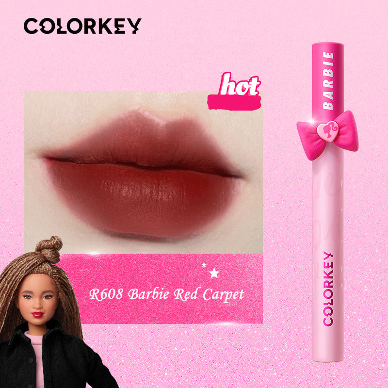 COLORKEY X ELLE Barbie Series Airy Matte & Mirror Lip Glaze 珂拉琪 X ELLE 芭比娃娃系列气质哑光镜面唇釉 1.7g