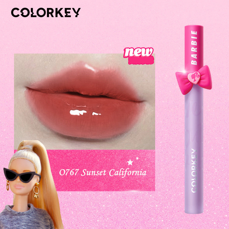 COLORKEY X ELLE Barbie Series Airy Matte & Mirror Lip Glaze 珂拉琪 X ELLE 芭比娃娃系列气质哑光镜面唇釉 1.7g