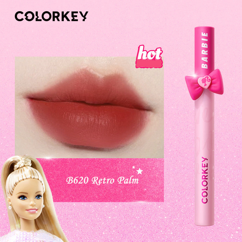 COLORKEY X ELLE Barbie Series Airy Matte & Mirror Lip Glaze 珂拉琪 X ELLE 芭比娃娃系列气质哑光镜面唇釉 1.7g