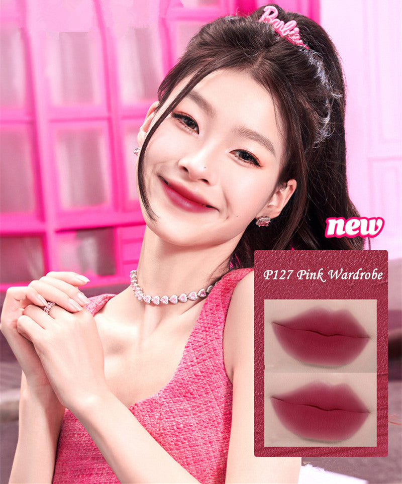 COLORKEY X ELLE Barbie Series Velvet Mousse Matte Lip Mud 珂拉琪 X ELLE 芭比娃娃系列丝绒慕斯哑光唇泥 2g