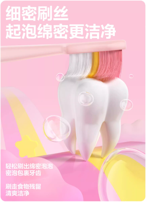 CanBan Star Magic Fairy Wand Toothbrush 3pcs 参半星星魔法仙女棒牙刷