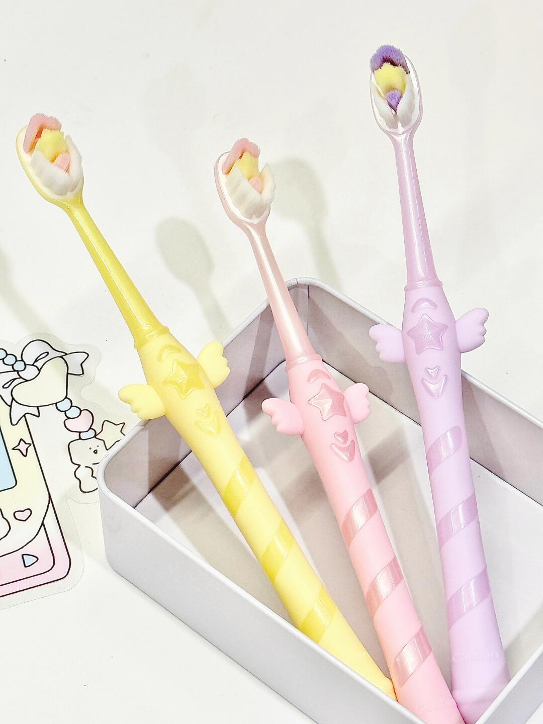 CanBan Star Magic Fairy Wand Toothbrush 3pcs 参半星星魔法仙女棒牙刷