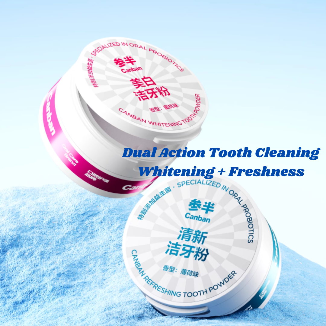 CanBan Multi-Fresh Tooth Cleaning Powder 50g 参半多效清新洁牙粉