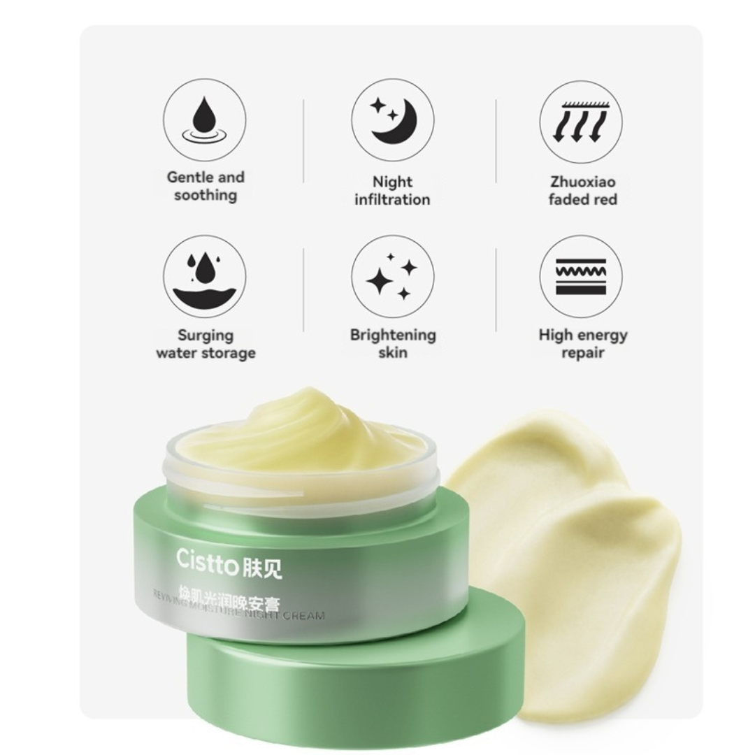 Cistto Reviving Moisture Night Cream 70g 肤见焕肌光润晚安膏