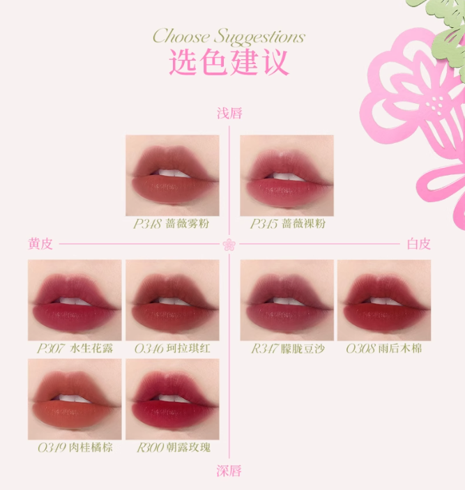 Colorkey Autumn/Winter Limited Edition Water Mist Lip Glaze 1.8g 珂拉琪秋冬限定水雾唇露