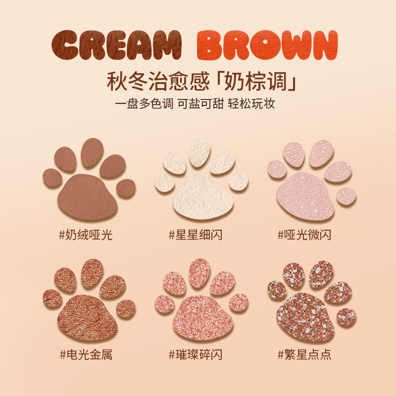 Colorkey Disney Pixar Little Panda Mei Mei Matte Pearl Twelve-Color Eyeshadow Palette 珂拉琪迪士尼皮克斯小熊猫美美哑光珠光十二色眼影盘 10g