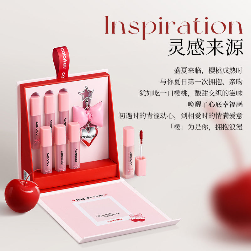 Colorkey Hug the Love Series Lip Gloss Gift Set 1g*6PCS 珂拉琪七夕拥抱爱系列唇露礼盒