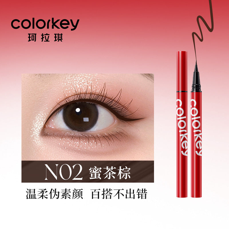 Colorkey Slimming Long-lasting Eyeliner 0.55ml 珂拉琪纤细持久眼线液笔