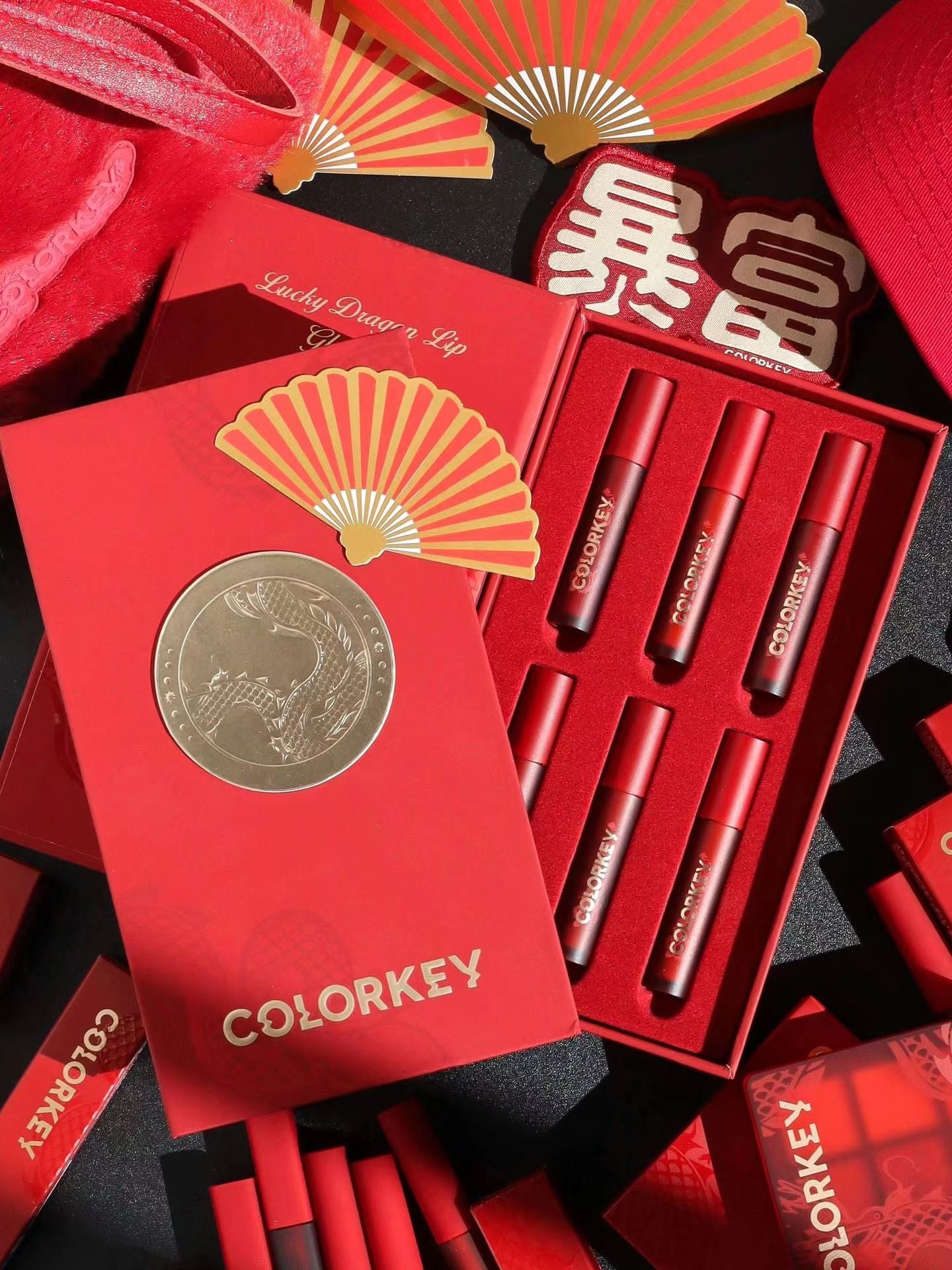 Colorkey Year of the Dragon Mini Lip Gloss SET 1g*6 珂拉琪龙年唇露唇釉迷你套盒