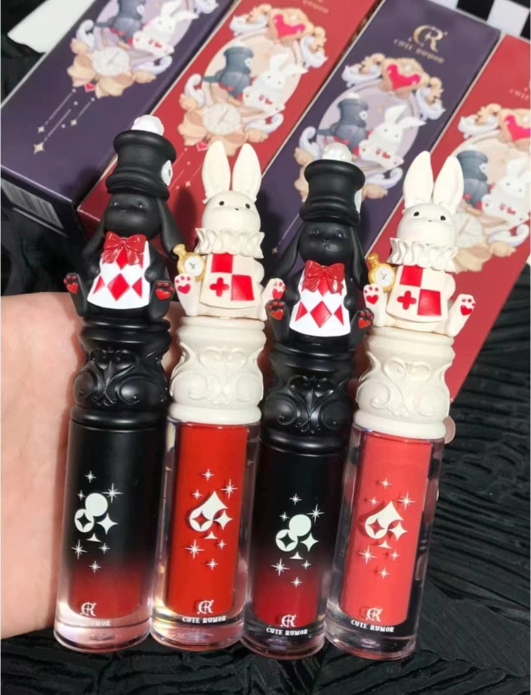 CuteRumor Bunny Lip Gloss/ Matte Lip Mud / Lipstick 可爱物语兔兔唇釉镜面唇釉/唇泥/口红 2.5g