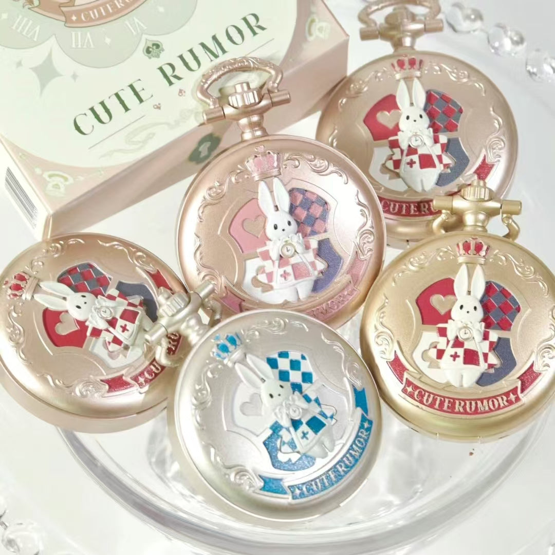 CuteRumor Wonderland Tea Party Pocket Watch Blush 3.8g 可爱物语奇境茶会怀表腮红