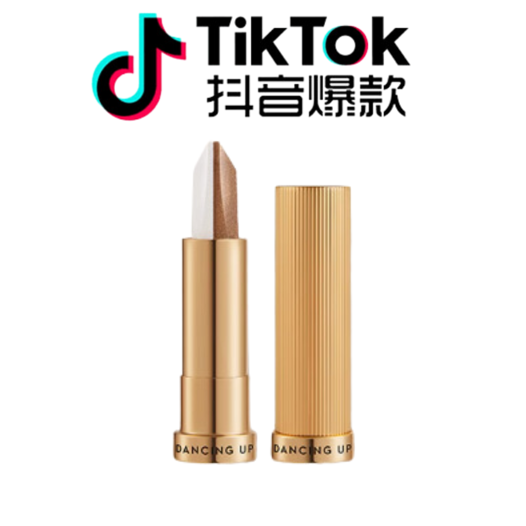 Tiktok/Douyin Hot DANCING UP Golden Diamond Duo Eye Shadow Stick 3.5g【Tiktok抖音爆款】舞动奇迹金钻双色眼影棒