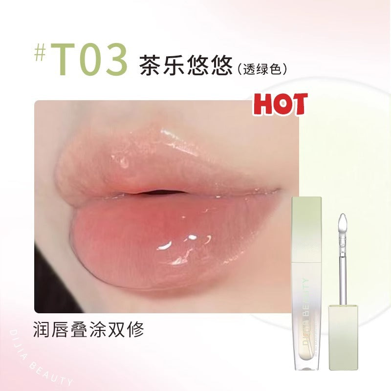 DIJIA Moisturising and Nourishing Lip Oil Hydrating Mirror Lip Glaze 3ml 缔葭保湿滋润唇油水光镜面唇釉