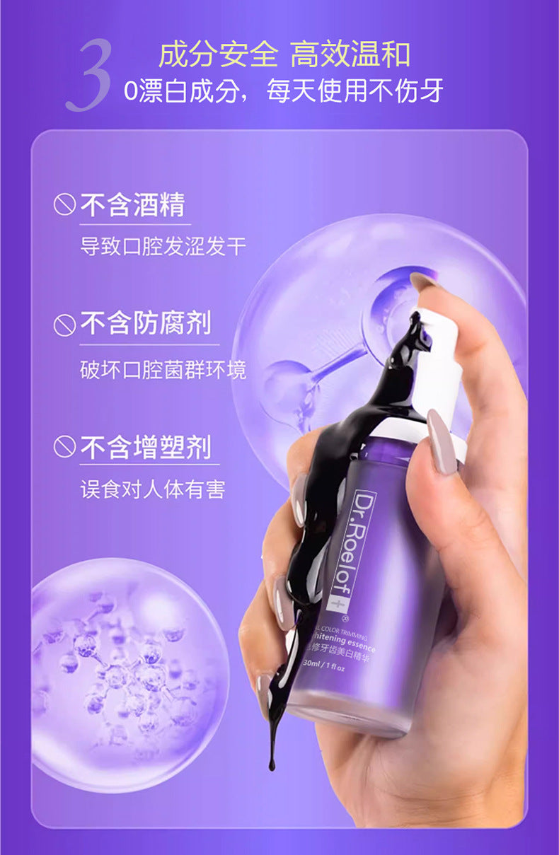 Tiktok/Douyin Hot Dr.Roelof+ Optical Color Correcting Tooth Whitening Essence 30ml 【Tiktok抖音爆款】Dr.Roelof+光学色修牙齿美白精华