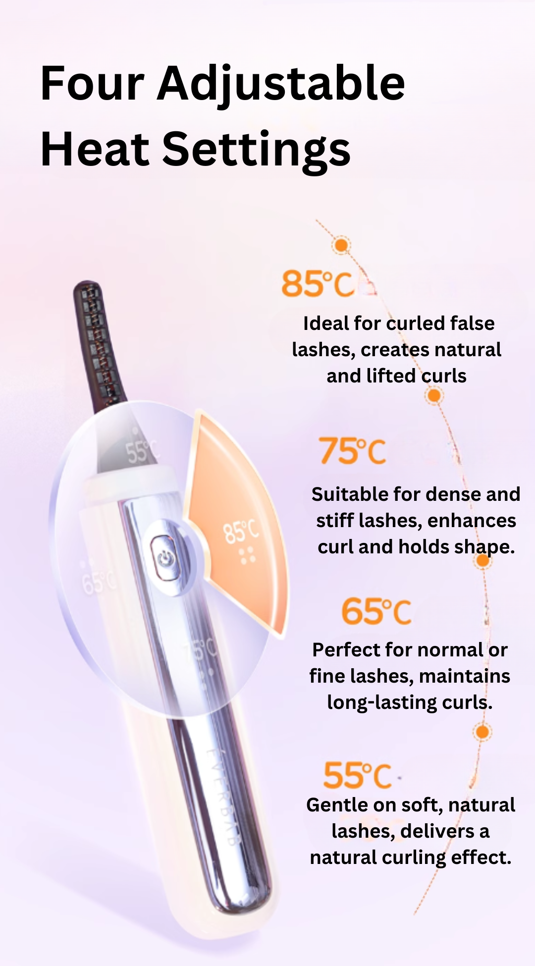 EVERBAB Electric Heated Eyelash Curler 艾蓓拉电动睫毛烫卷器