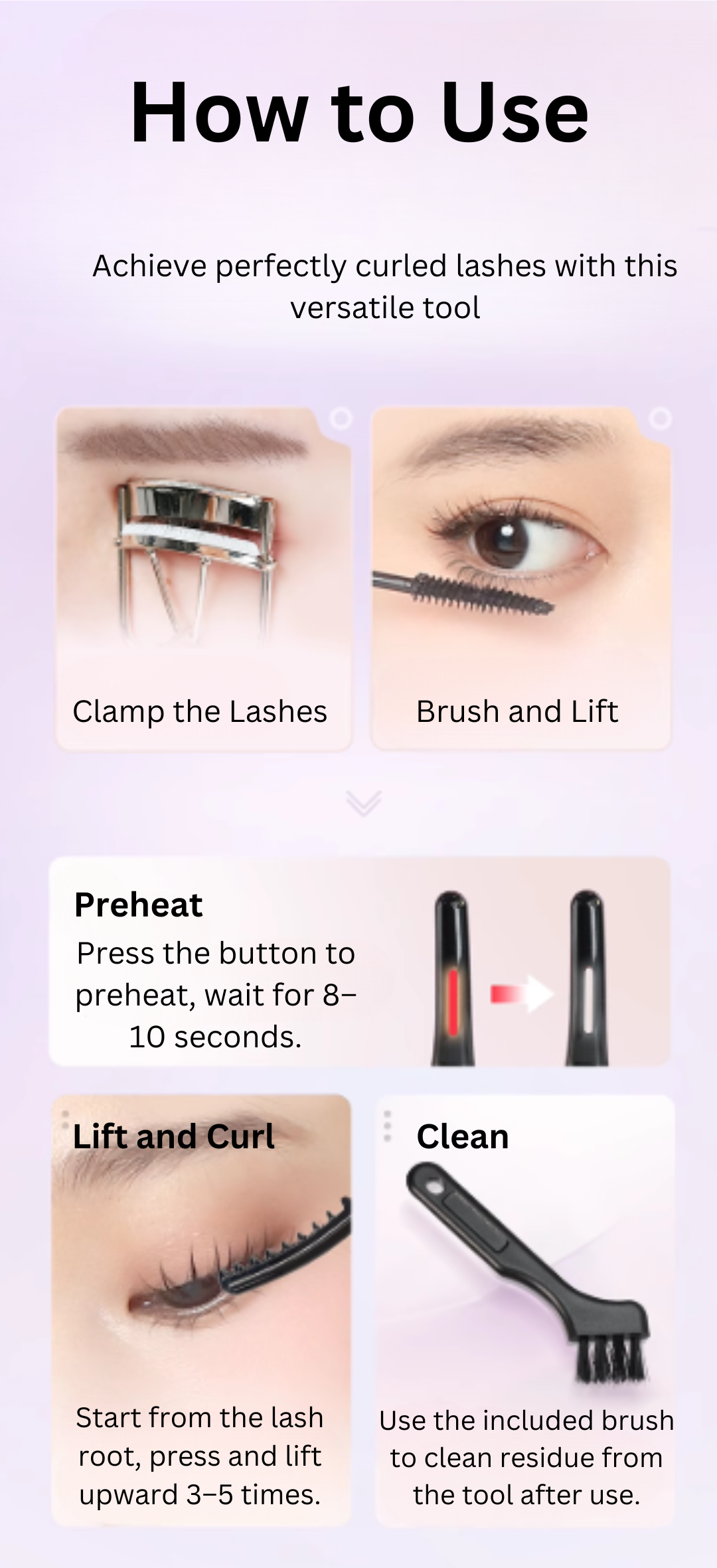 EVERBAB Electric Heated Eyelash Curler 艾蓓拉电动睫毛烫卷器