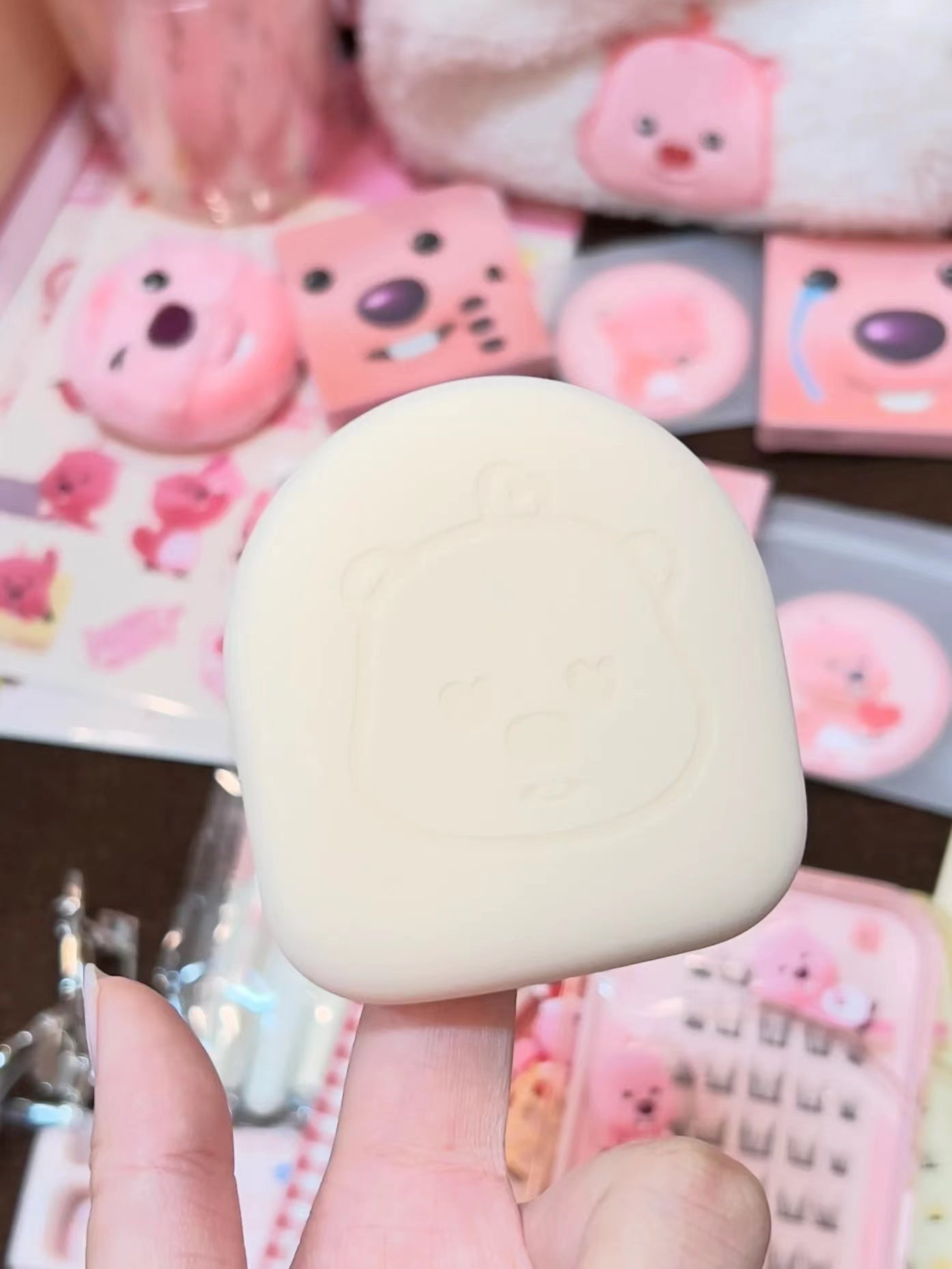 EVERBAB LOOPY Creamy Skin Air Cushion Powder Puff 艾蓓拉赞萌露比联名奶皮气垫粉扑 1pc