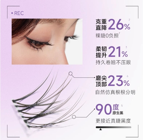 Tiktok/Douyin Hot EVERBAB Feather-like False Eyelashes【Tiktok抖音爆款】艾蓓拉羽感假睫毛