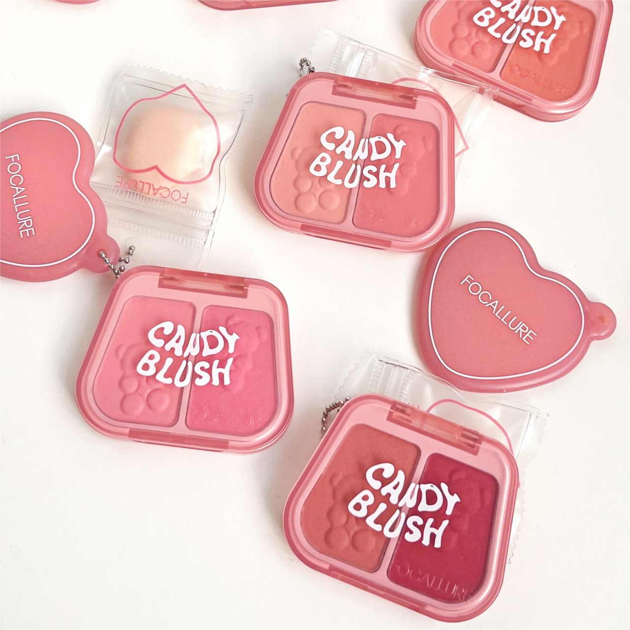 FOCALLURE Dual Color Blush 7.5g 菲鹿儿双色腮红