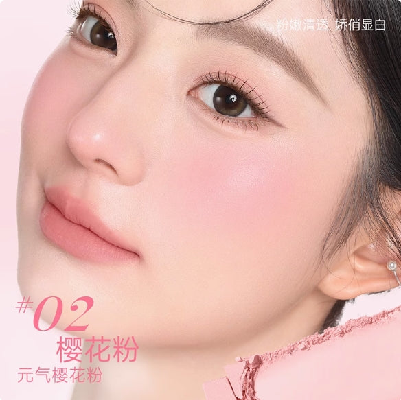 FOCALLURE Matte Vitality Monochrome Blush 6g 菲鹿儿哑光元气单色腮红