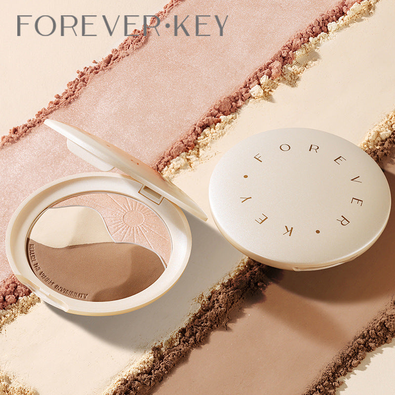 FOREVERKEY Dreamlike Highight Contouring Palette 8g FOREVERKEY梦幻塑颜高光修容盘