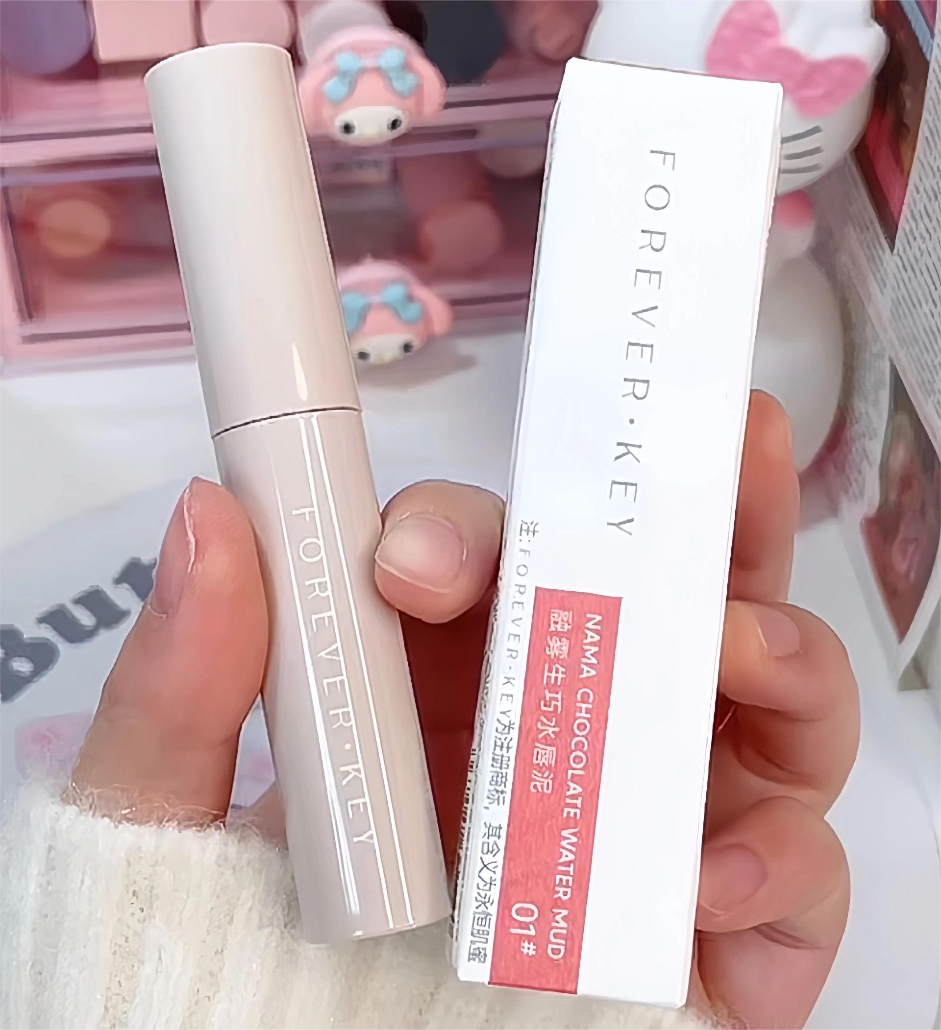 FOREVERKEY Matte Chocolate Water Lip Mud 2g FOREVERKEY哑光生巧水唇泥