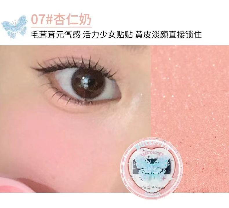 Flortte Butterfly Airy Meladerm Style Blush Cream 花洛莉亚好美莉亚空气感美拉德风腮红膏 6g