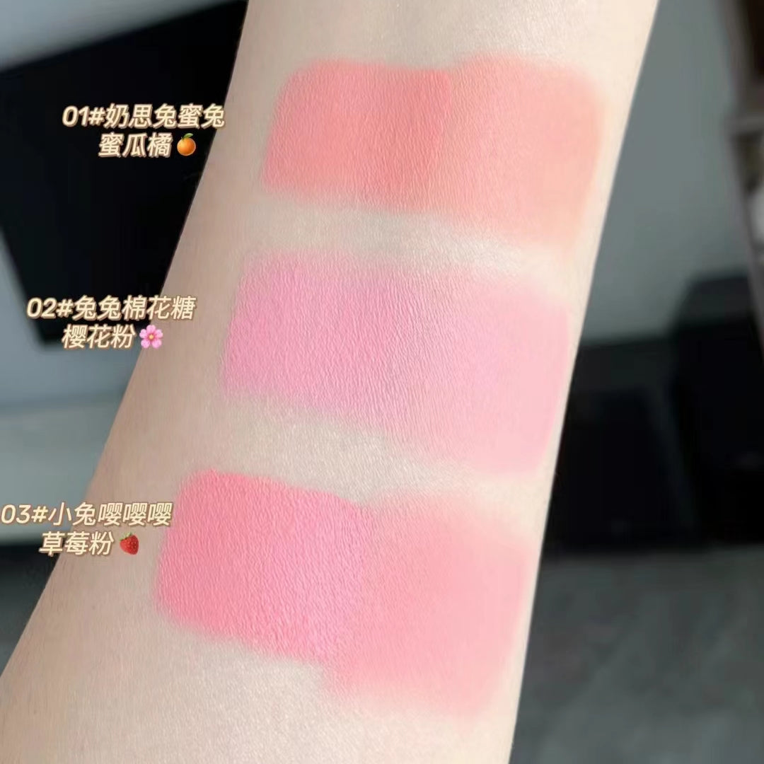 Flortte X ESTHER BUNNY Blush Stick 3.5g 花洛莉亚x艾丝乐小兔联名款天生粉红系列腮红笔