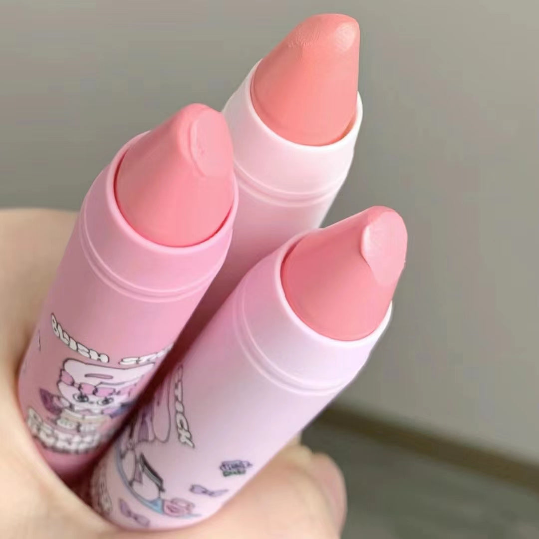 Flortte X ESTHER BUNNY Blush Stick 3.5g 花洛莉亚x艾丝乐小兔联名款天生粉红系列腮红笔