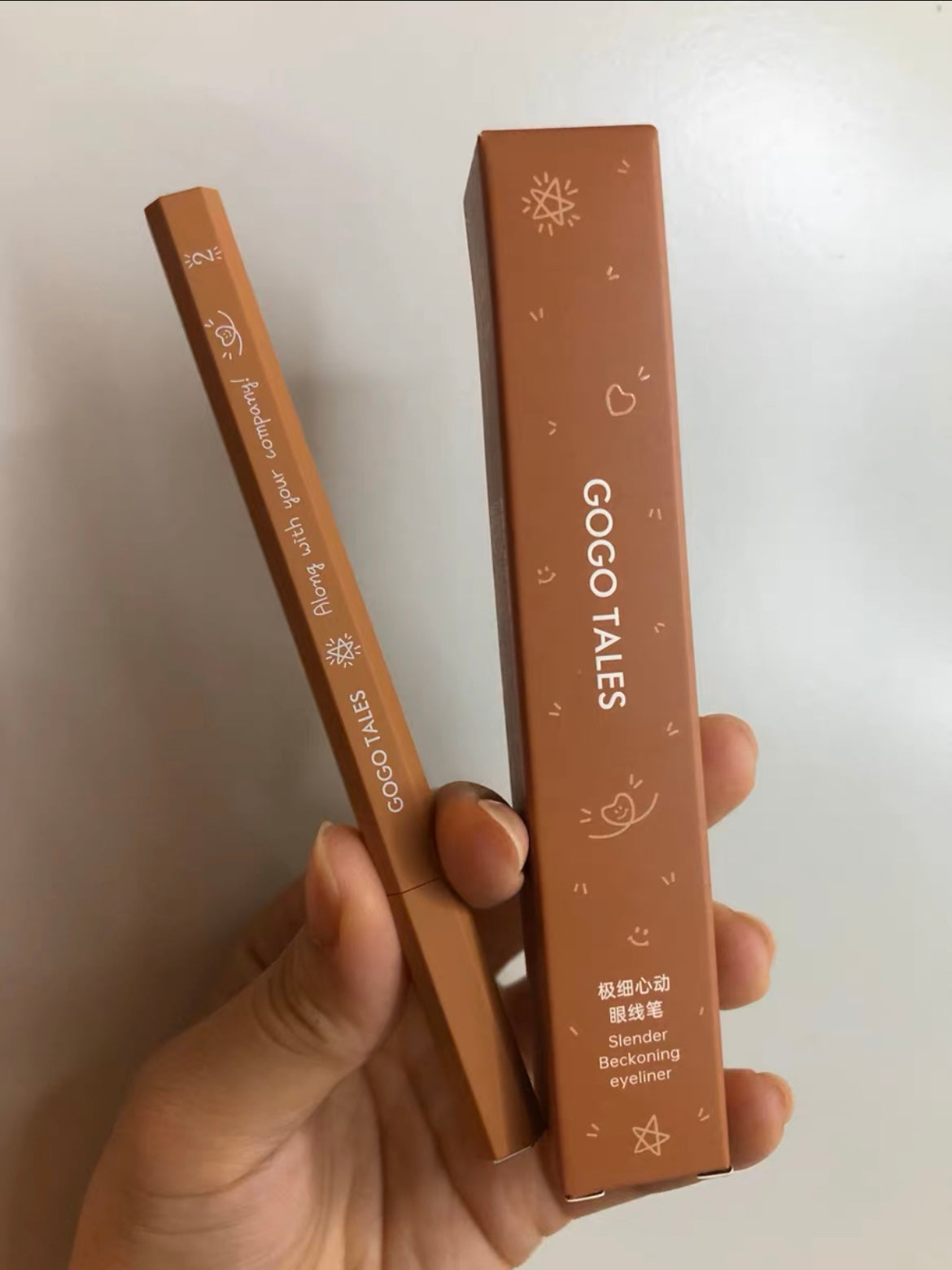 Gogotales Thin Head Brown Eyeliner 戈戈舞细头眼线笔 2pcs(0.6ml*2)